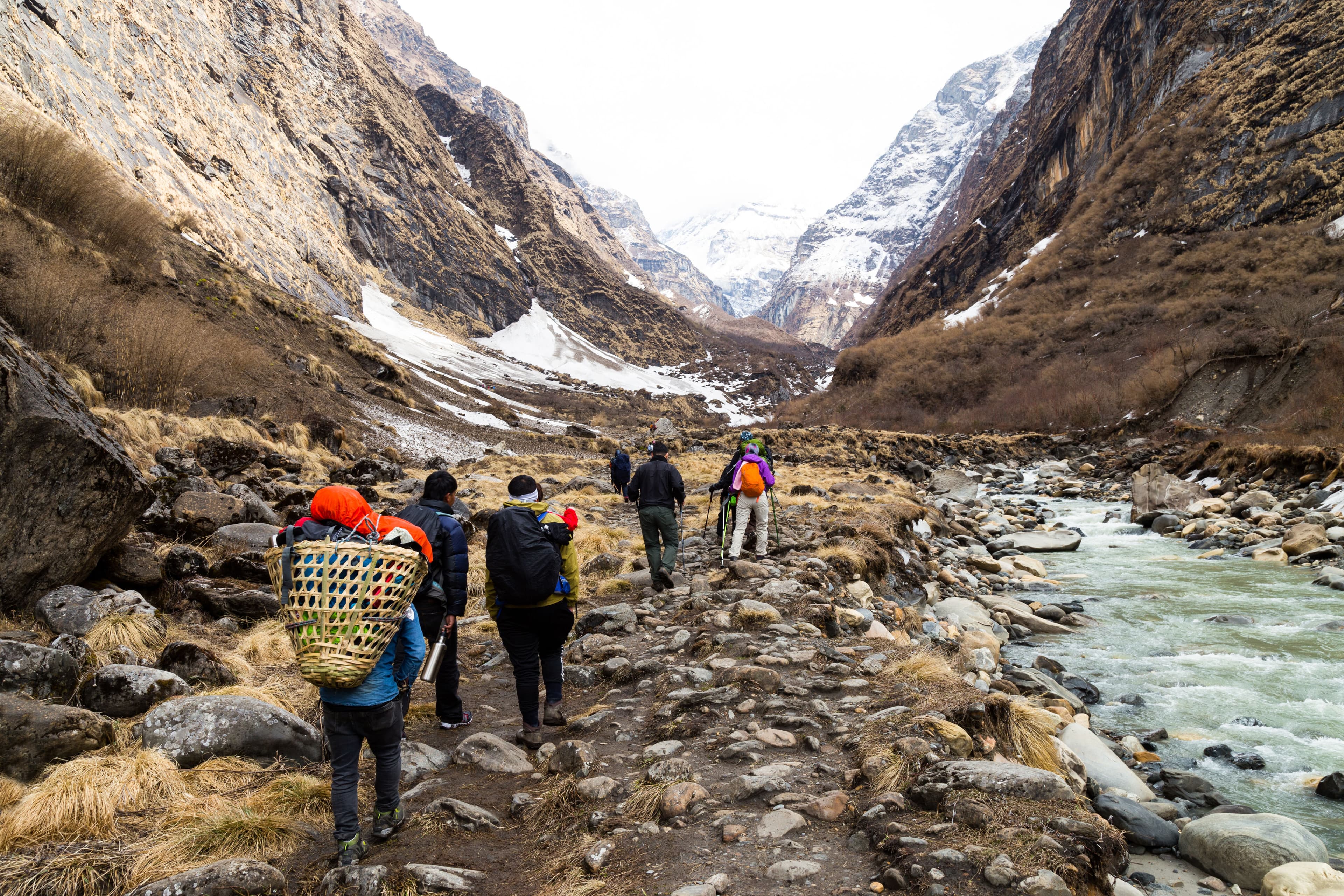group-of-people-trekking