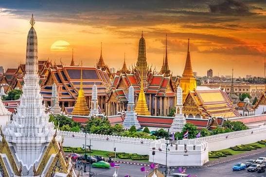 Grand Palace complex in Bangkok